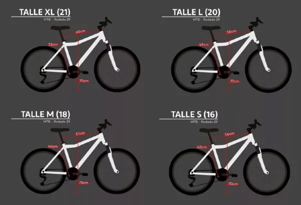 Bicicleta MTB Alpina 2.0 Pro R29 – Shimano 21 Velocidades, Cuadro de Acero y Suspensión Delantera - Image 7