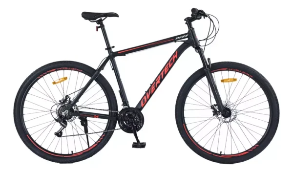 Bicicleta MTB Overtech Q6 R29 Shimano 21V – Aluminio, Suspensión Delantera y Frenos a Disco